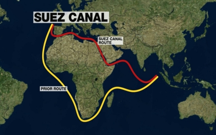 Egypt celebrates Suez Canal expansion